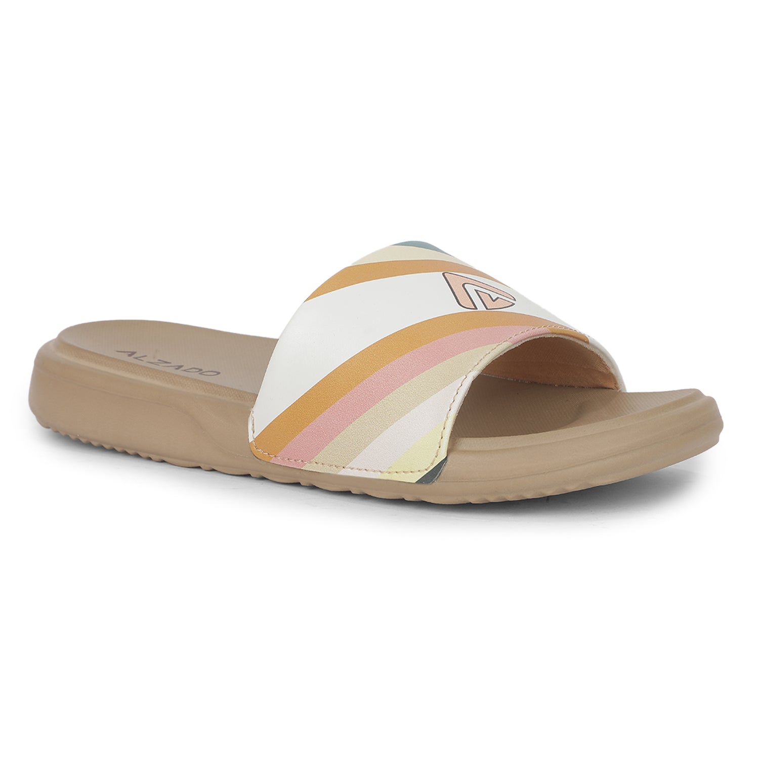 Women’s Multi-Stripe Comfort Slider
