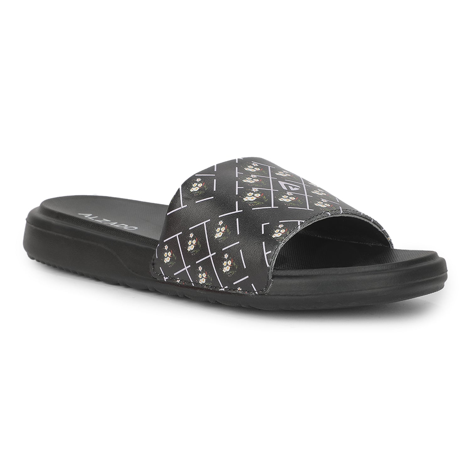 Women’s Monogram Print Comfort Slider