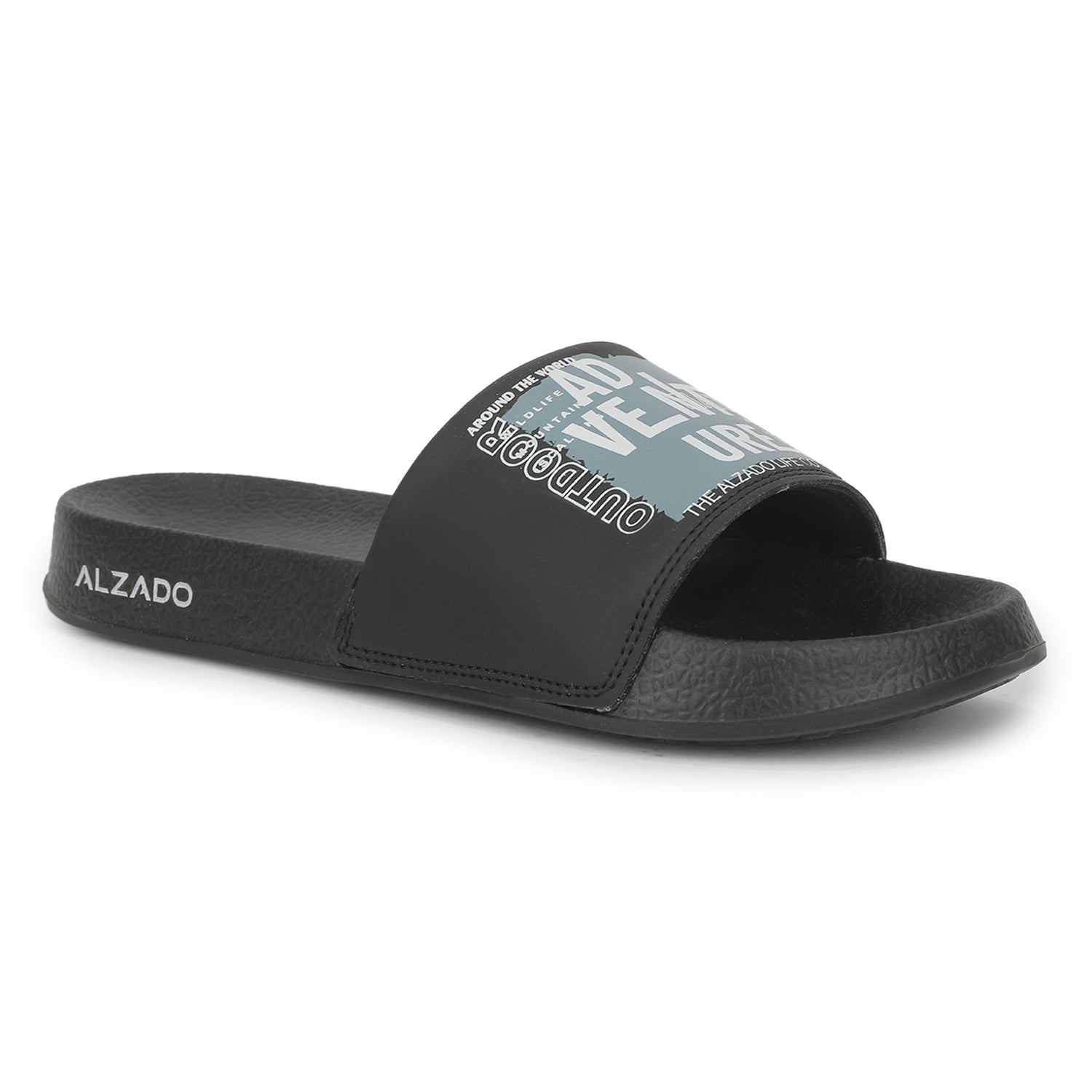 Men’s Printed Strap Comfort Slider