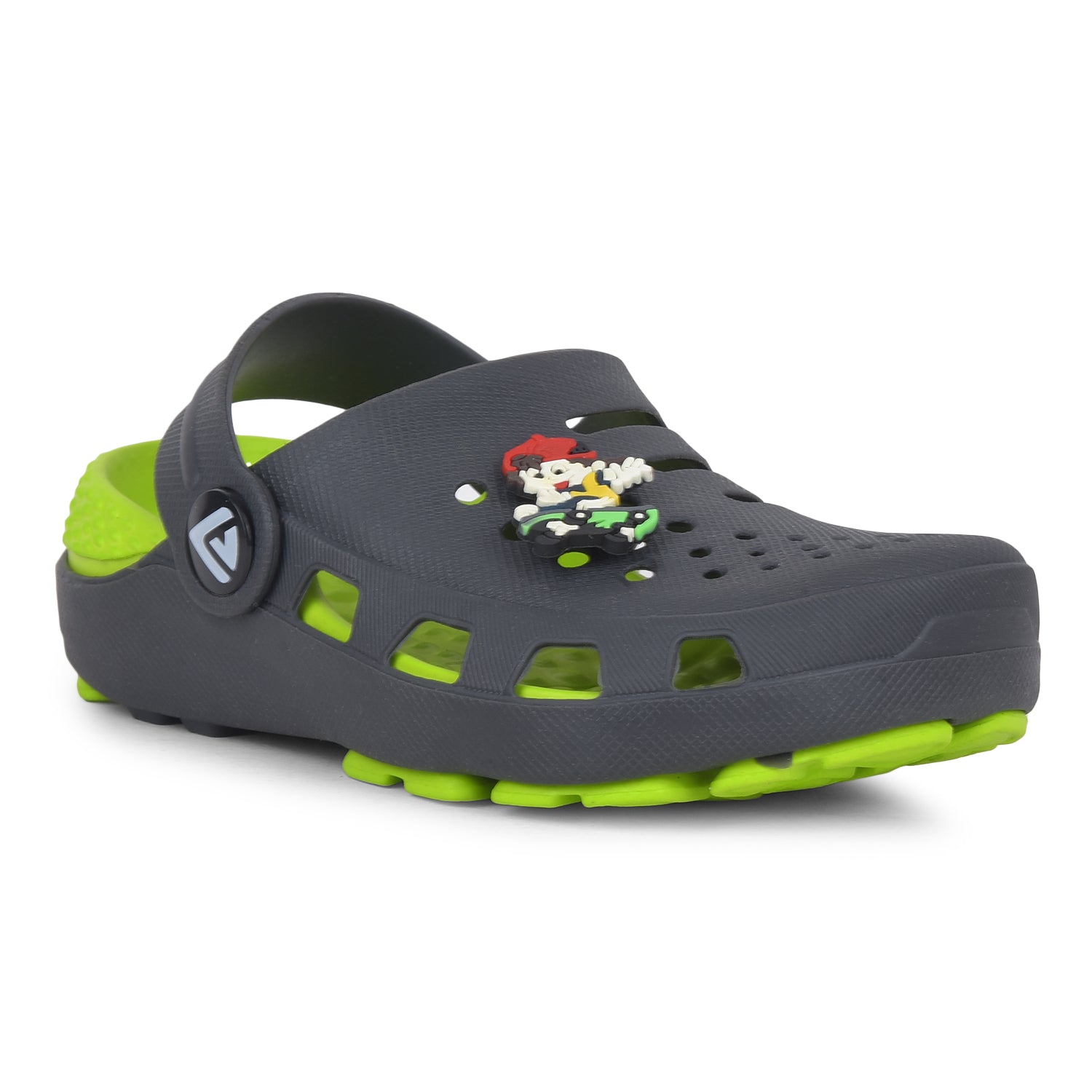 Dual Pop Contrast Clog Shoes