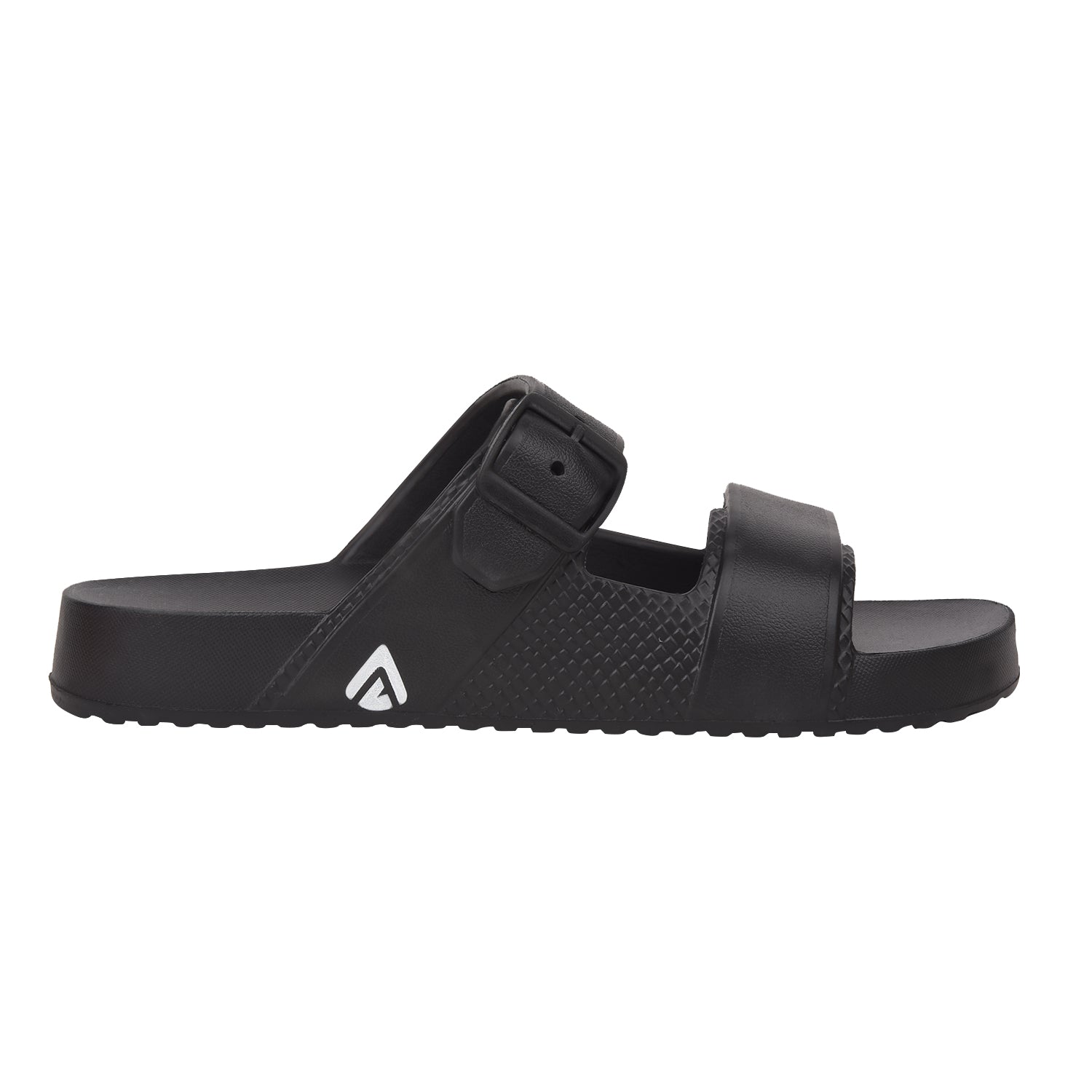 Chunky Buckled Comfort Slides for Women