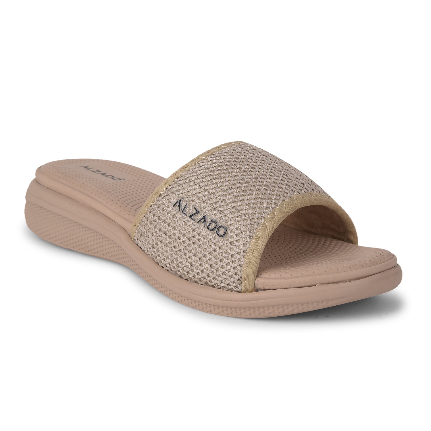 Open Toe Knitted Comfort Slides for Women