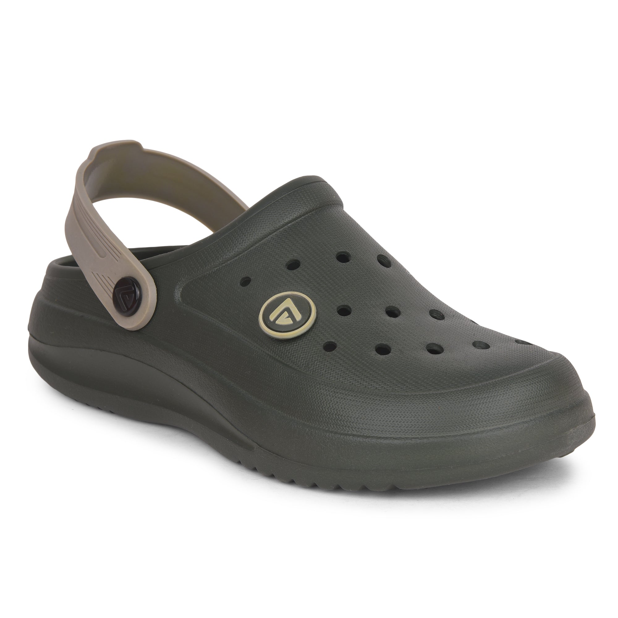 Breathable Clogs with Contrast Back Strap