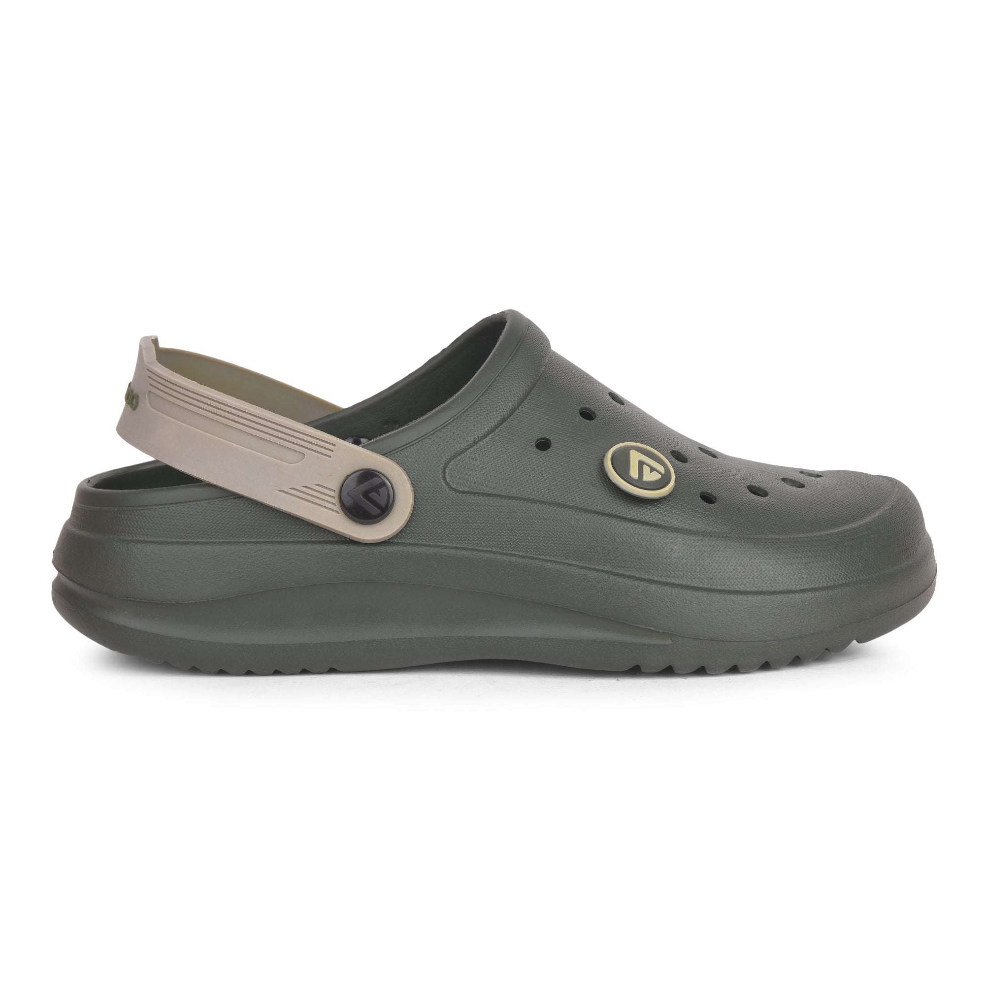 Breathable Clogs with Contrast Back Strap